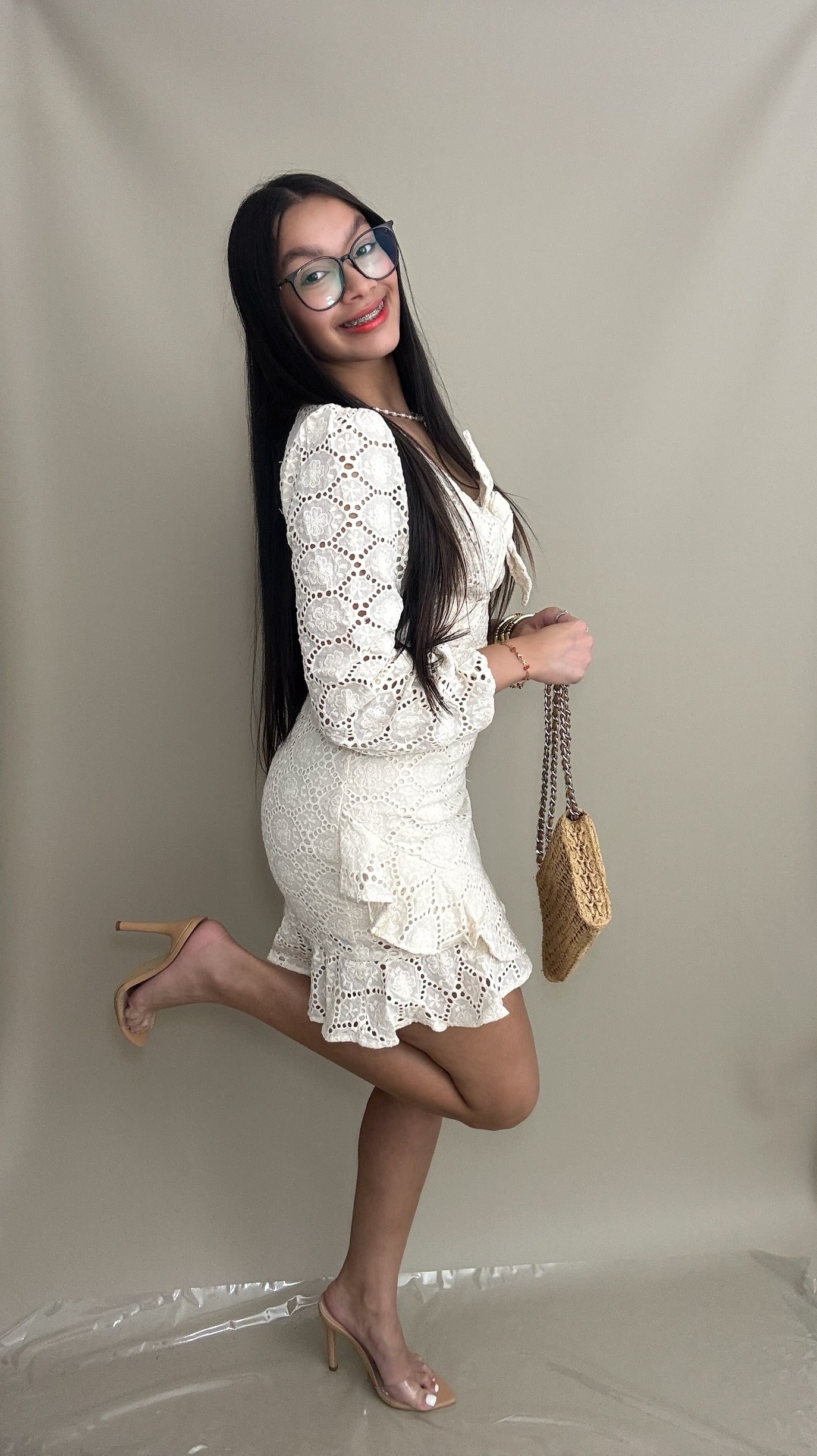 Lace Short Dress