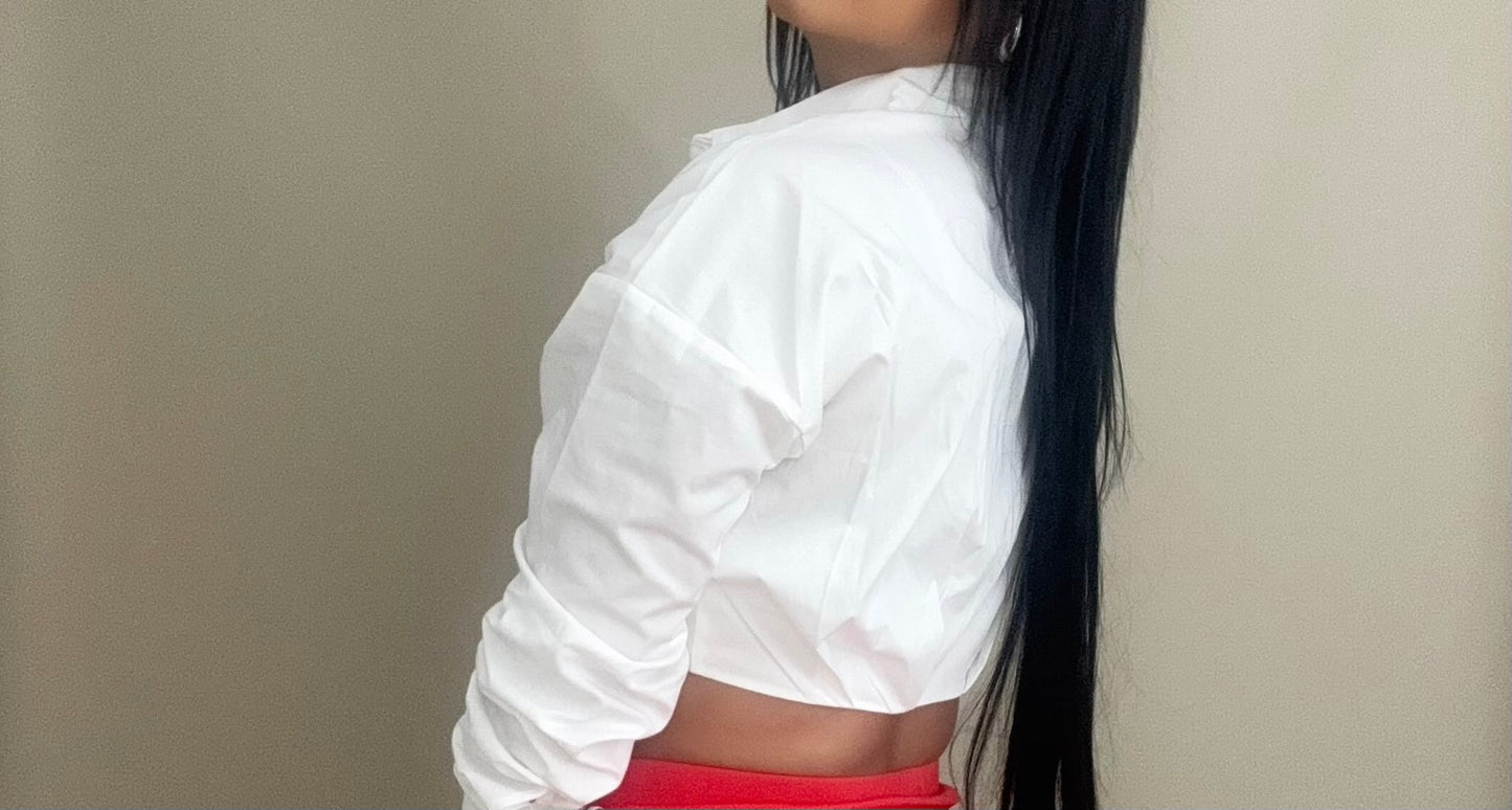 Casual Crop Shirt