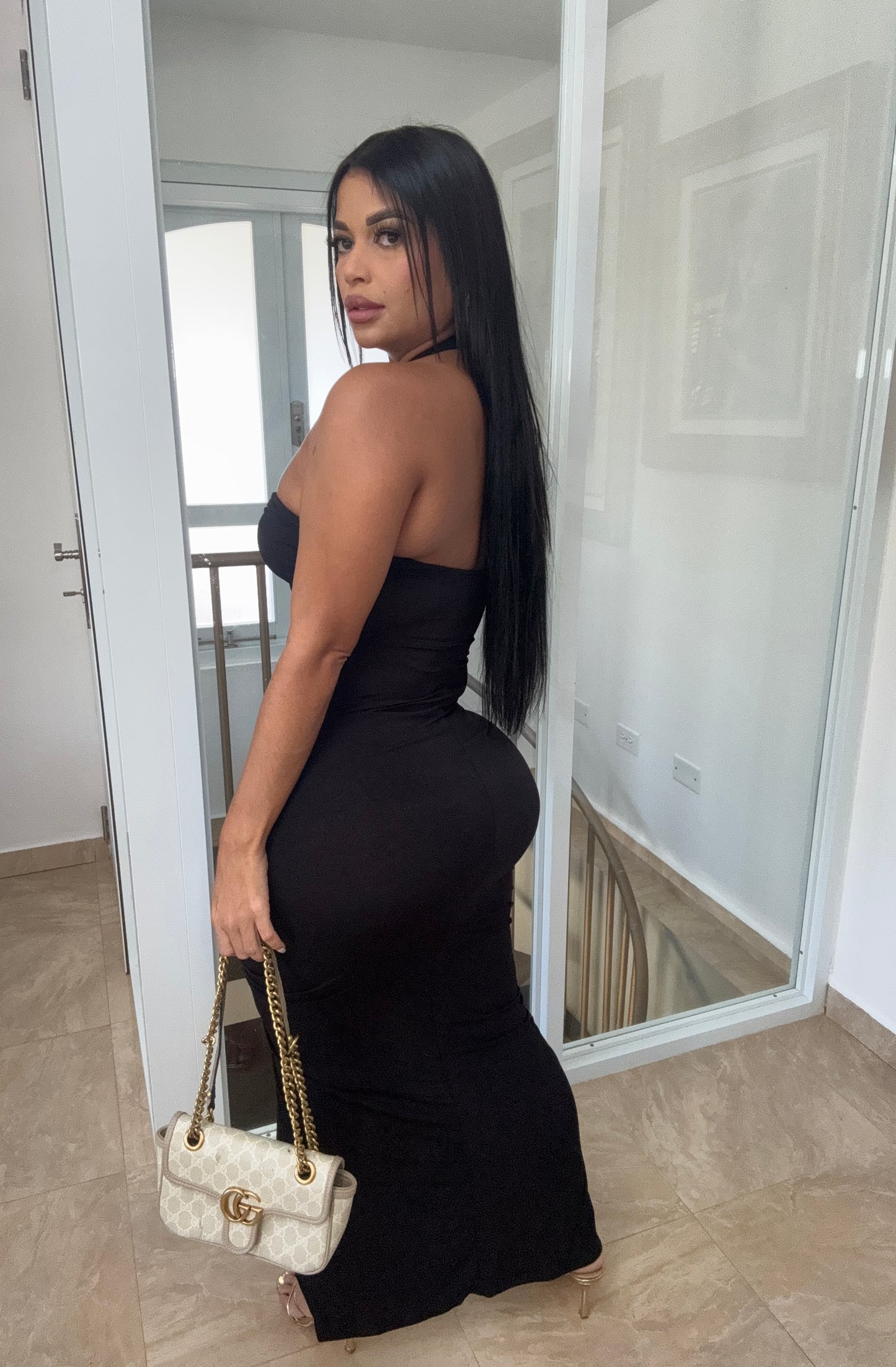 Black midi Dress