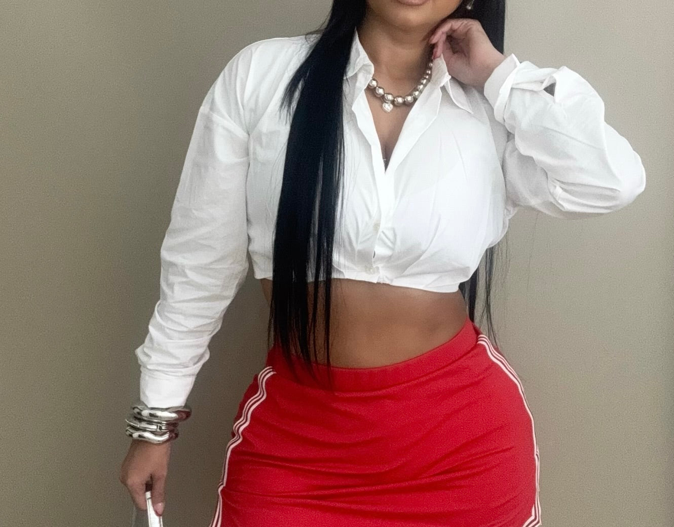Casual Crop Shirt