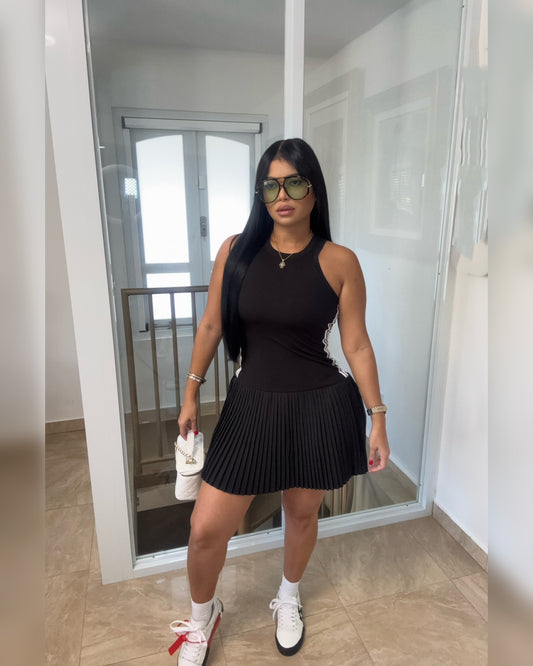 Tennis Vibe Dress 🖤