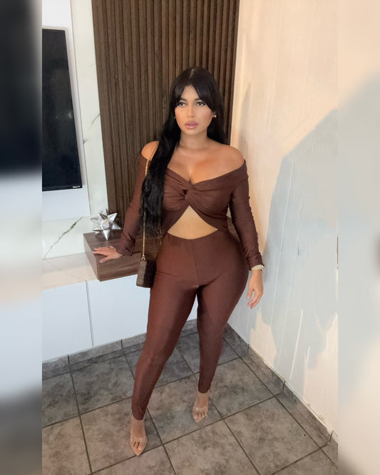 Mocha Goddess Jumpsuit 🤎