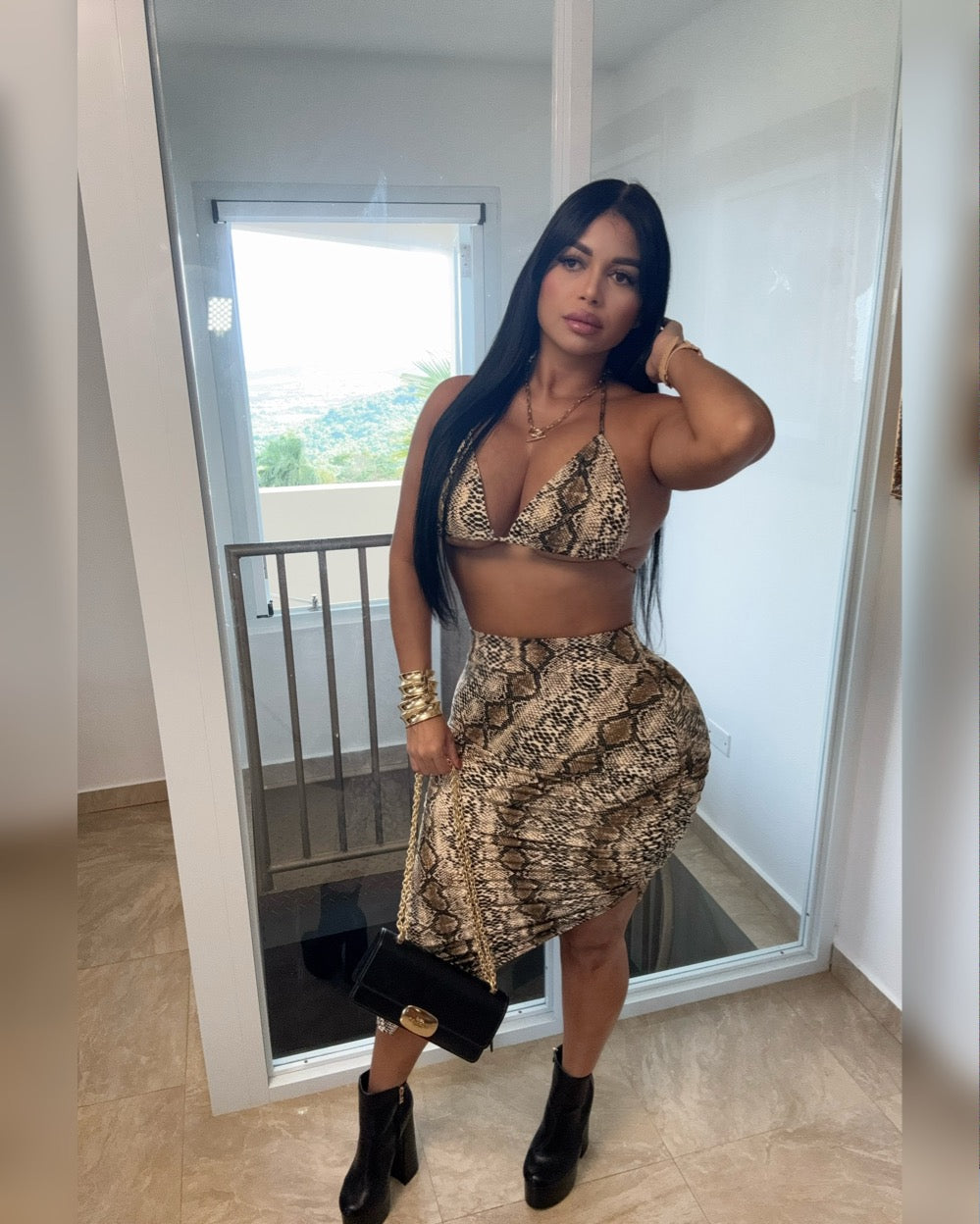 Snake Print Set 🐍