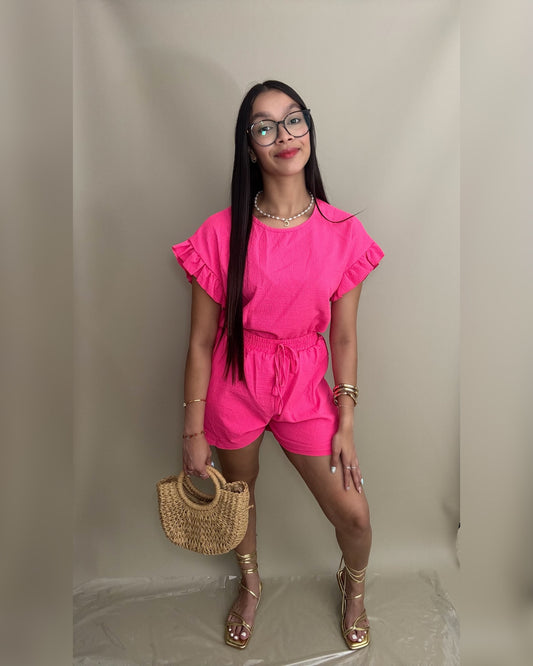 Pink Short Set