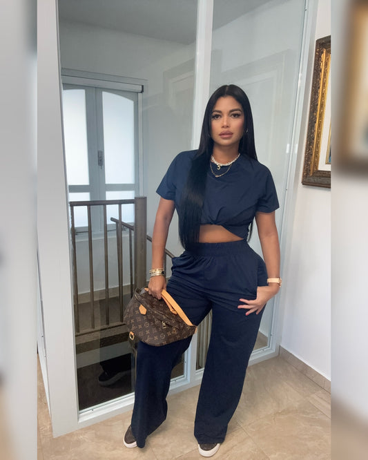 Navy Blue Comfy Set