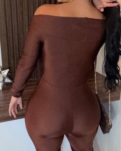 Mocha Goddess Jumpsuit 🤎