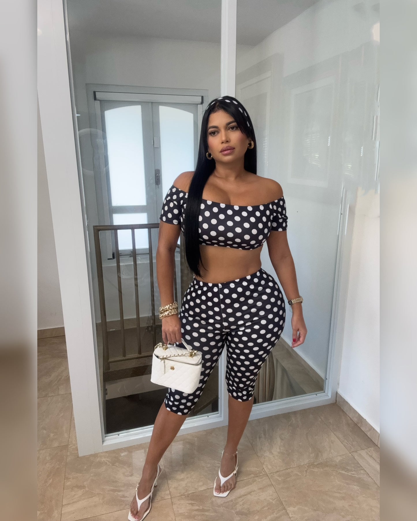 Polka Dot Set ⚪️🖤